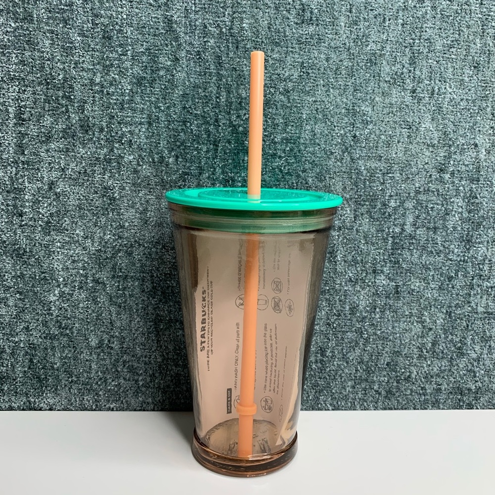 Starbucks Peach Glass Tumbler - Picture 2 of 5